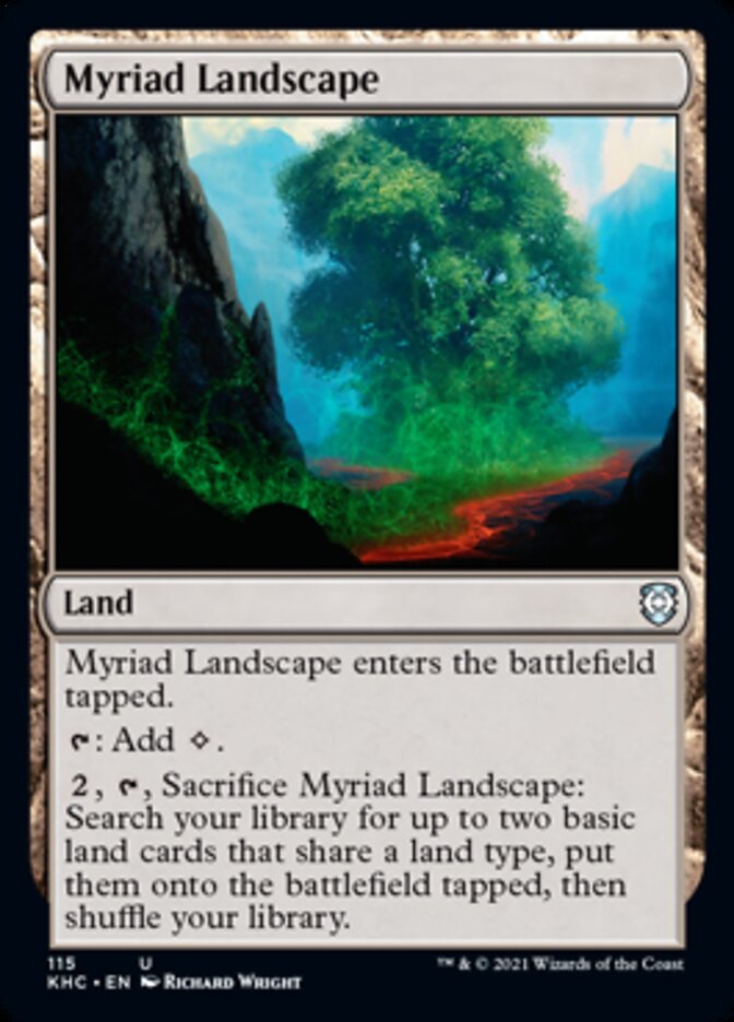 Myriad Landscape [Kaldheim Commander] | Clutch Gaming