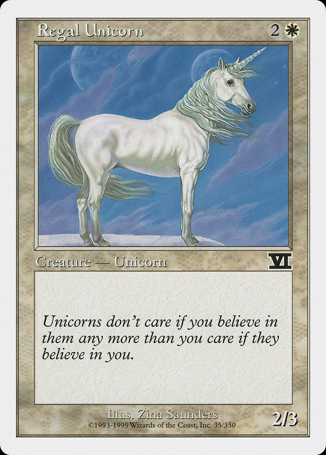 Regal Unicorn [Classic Sixth Edition] | Clutch Gaming