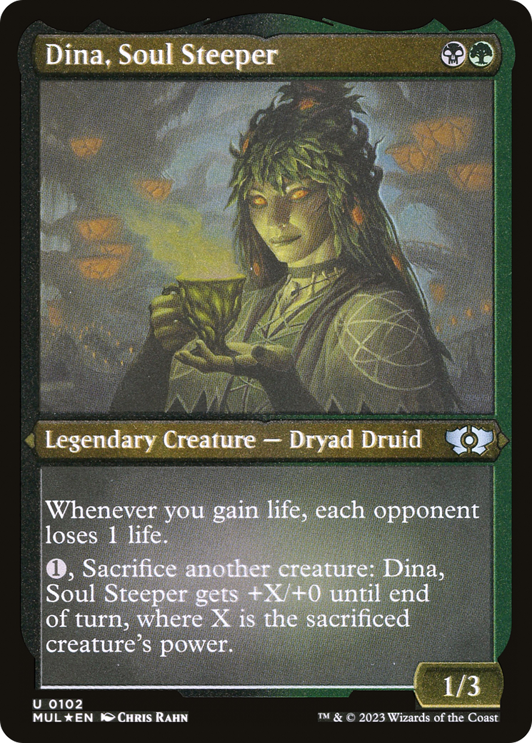 Dina, Soul Steeper (Foil Etched) [Multiverse Legends] | Clutch Gaming