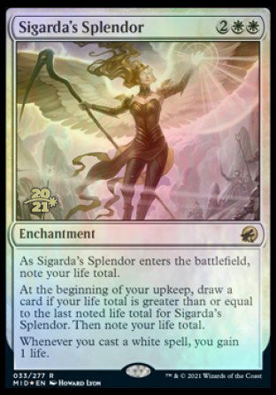 Sigarda's Splendor [Innistrad: Midnight Hunt Prerelease Promos] | Clutch Gaming
