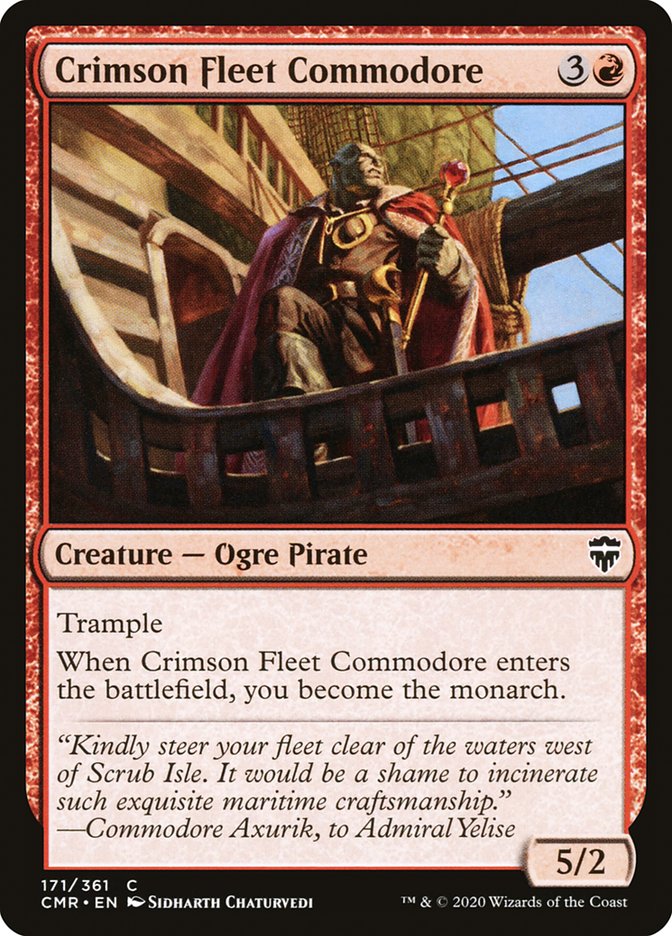 Crimson Fleet Commodore [Commander Legends] | Clutch Gaming
