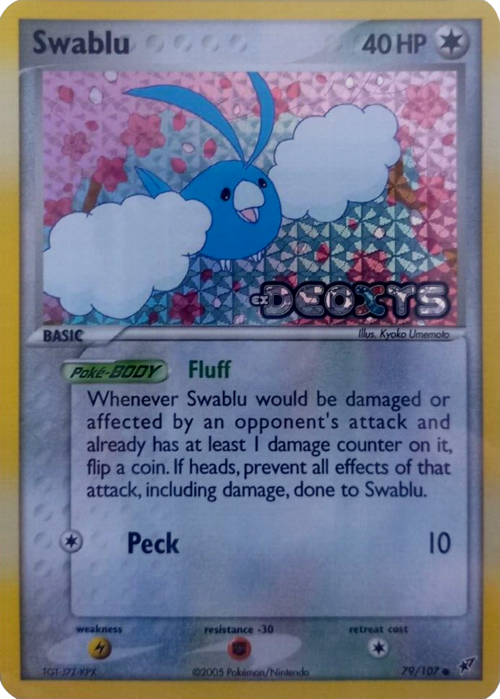 Swablu (79/107) (Stamped) [EX: Deoxys] | Clutch Gaming