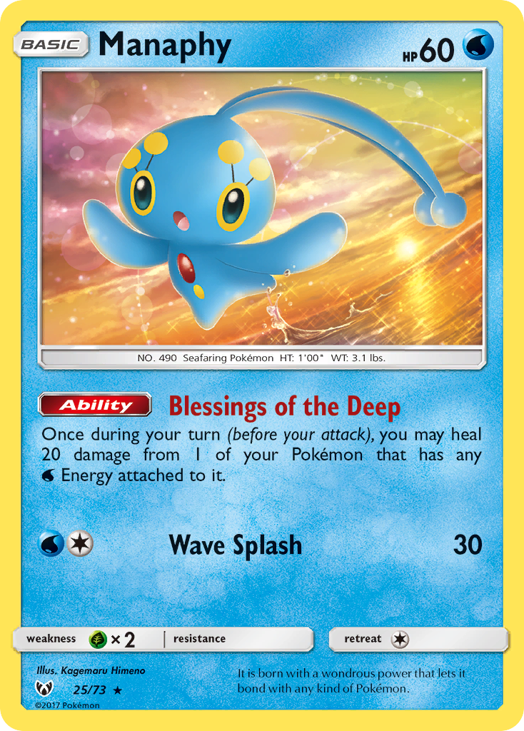 Manaphy (25/73) [Sun & Moon: Shining Legends] | Clutch Gaming