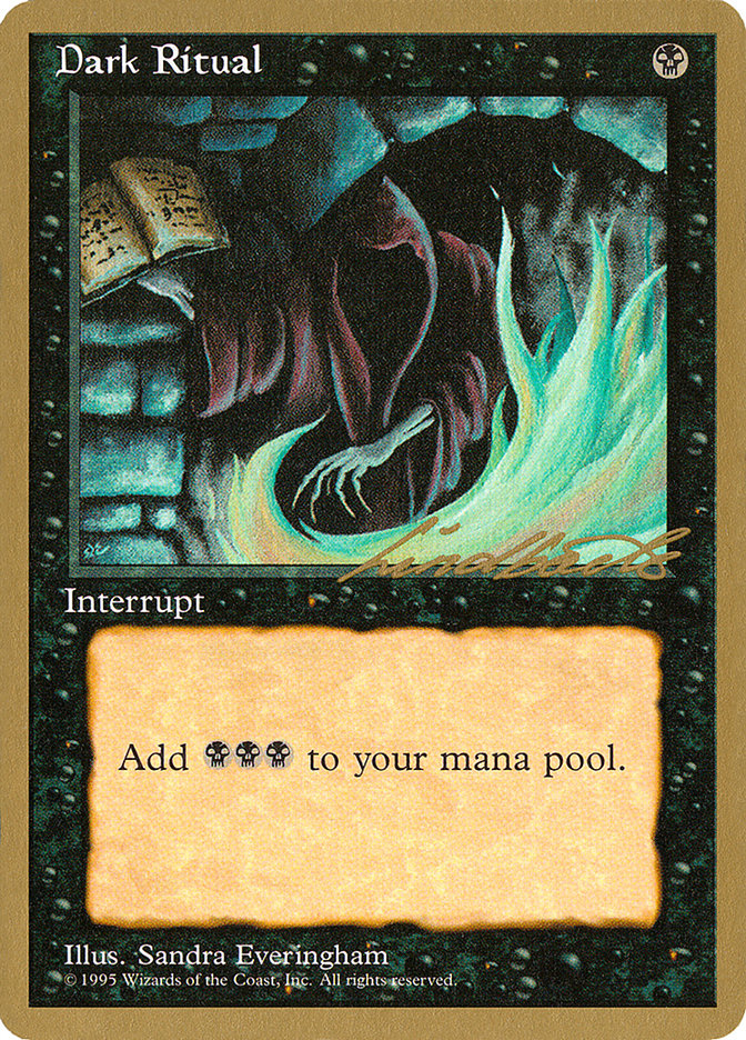 Dark Ritual (Leon Lindback) [Pro Tour Collector Set] | Clutch Gaming