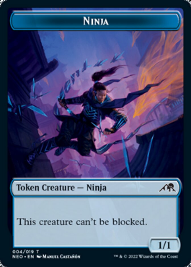 Ninja Token [Kamigawa: Neon Dynasty Tokens] | Clutch Gaming