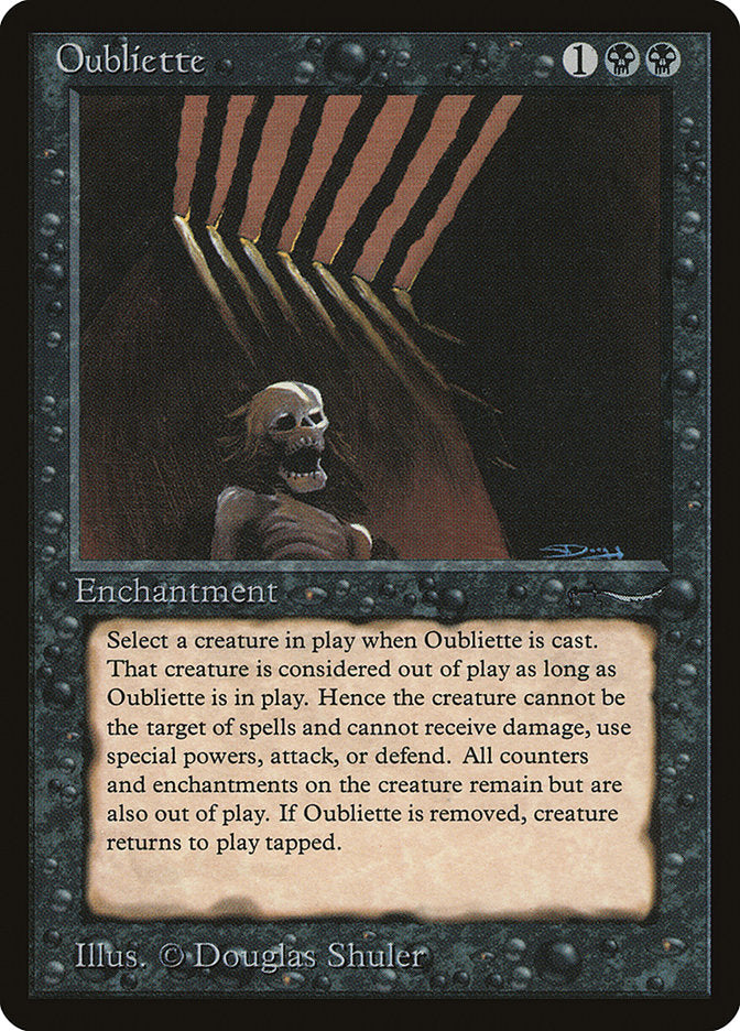 Oubliette (Light Mana Cost) [Arabian Nights] | Clutch Gaming