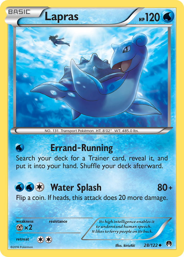 Lapras (28/122) [XY: BREAKpoint] | Clutch Gaming