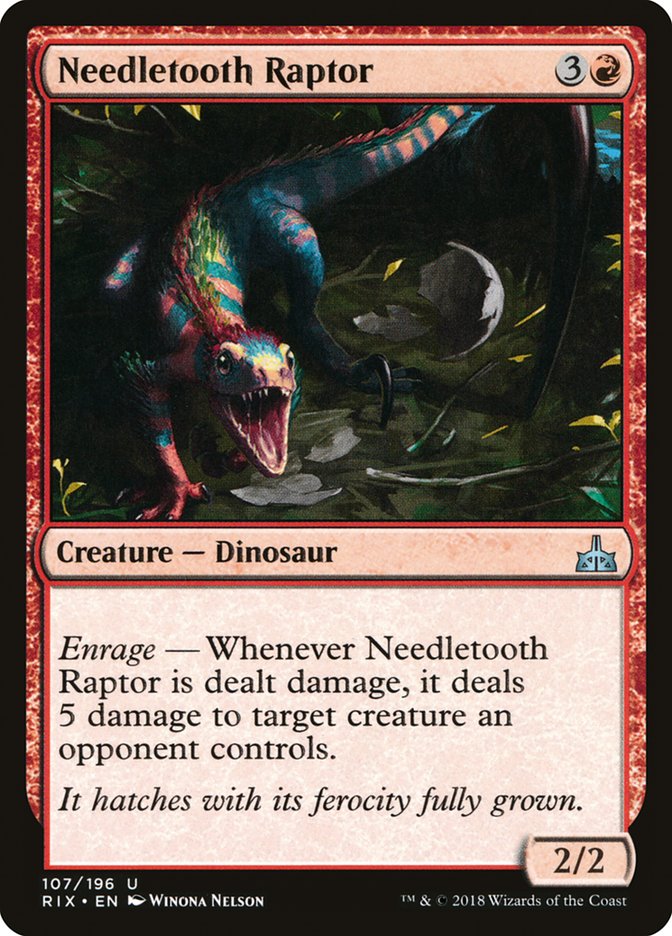 Needletooth Raptor [Rivals of Ixalan] | Clutch Gaming