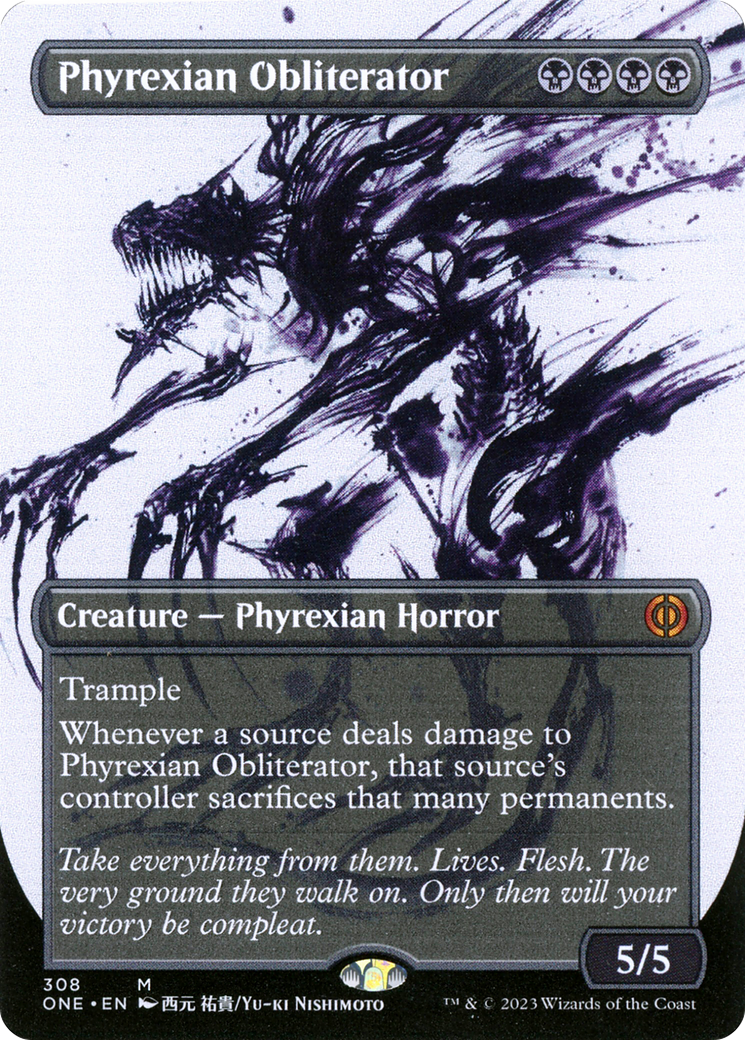 Phyrexian Obliterator (Borderless Ichor) [Phyrexia: All Will Be One] | Clutch Gaming