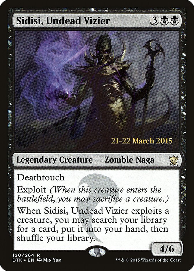 Sidisi, Undead Vizier [Dragons of Tarkir Prerelease Promos] | Clutch Gaming