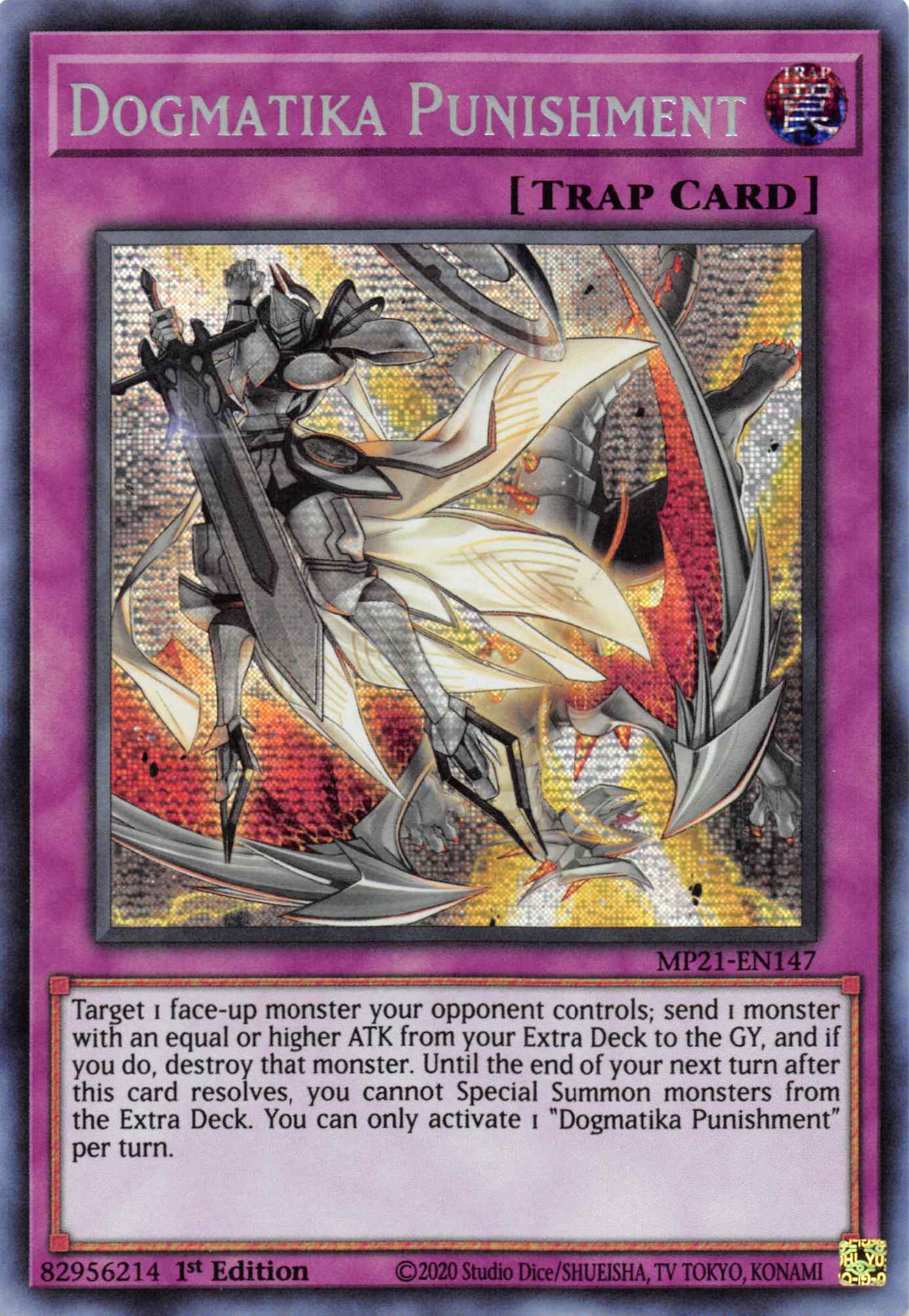 Dogmatika Punishment [MP21-EN147] Prismatic Secret Rare | Clutch Gaming