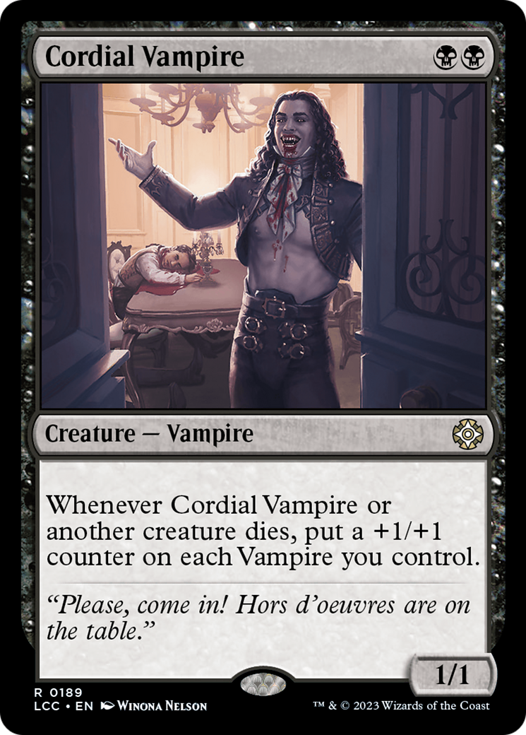 Cordial Vampire [The Lost Caverns of Ixalan Commander] | Clutch Gaming