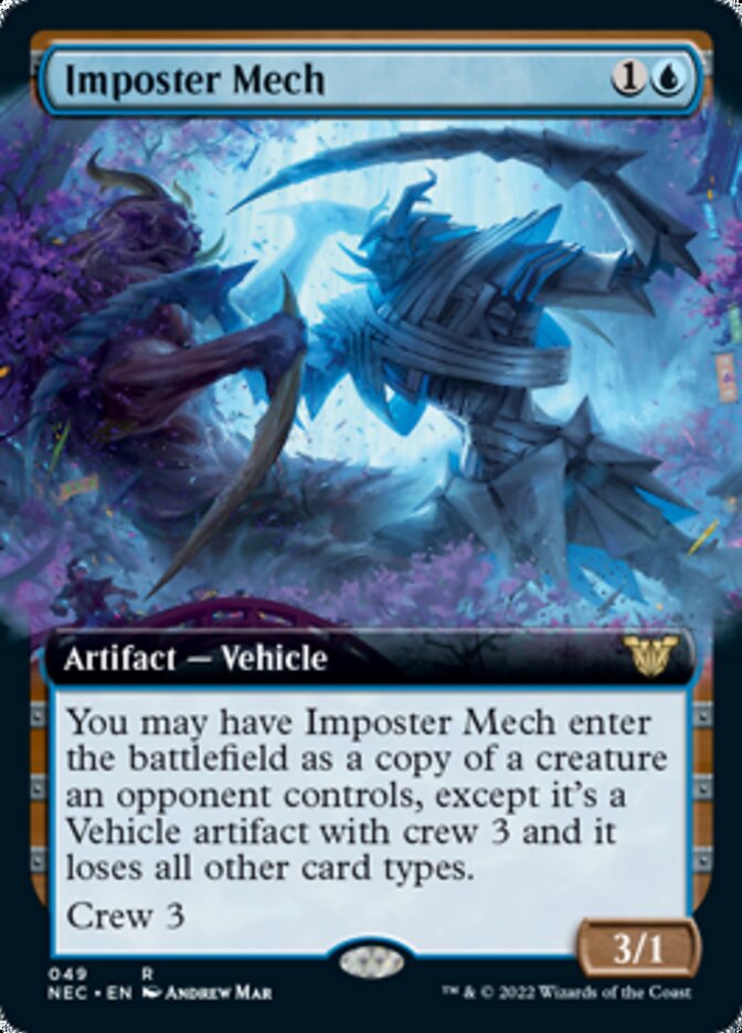 Imposter Mech (Extended Art) [Kamigawa: Neon Dynasty Commander] | Clutch Gaming