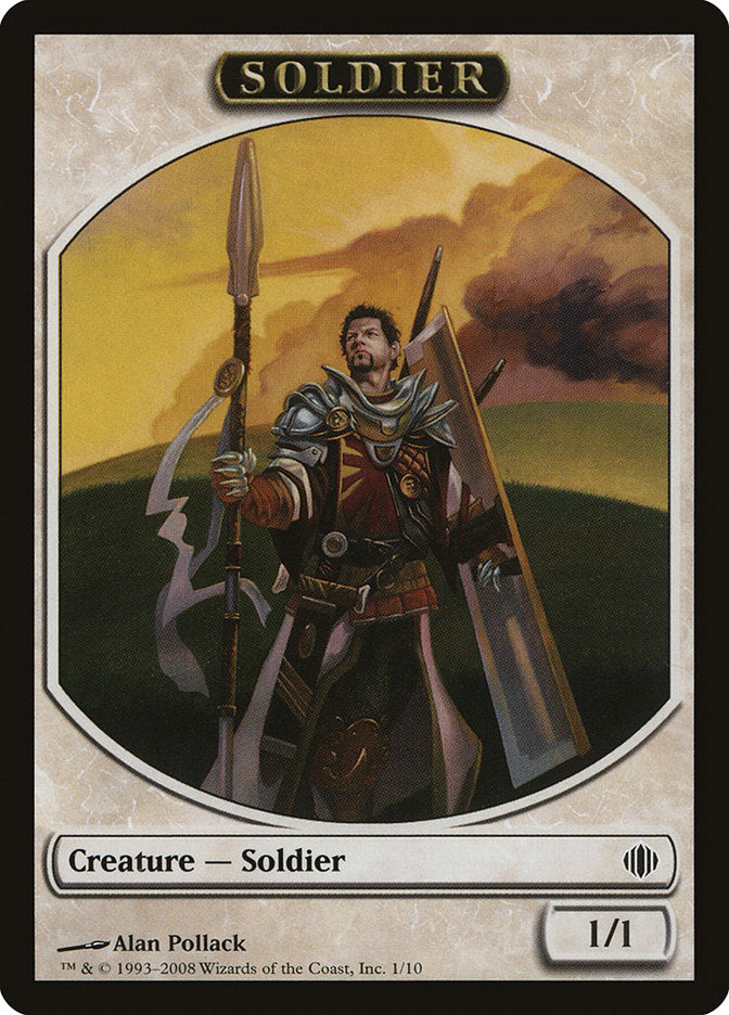 Soldier Token [Shards of Alara Tokens] | Clutch Gaming