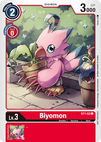 Biyomon [ST1-02] (Official Tournament Pack Vol.3) [Starter Deck: Gaia Red Promos] | Clutch Gaming