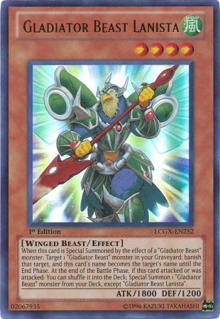 Gladiator Beast Lanista [LCGX-EN252] Ultra Rare | Clutch Gaming