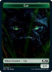 Cat (011) // Soldier Double-Sided Token [Core Set 2021 Tokens] | Clutch Gaming