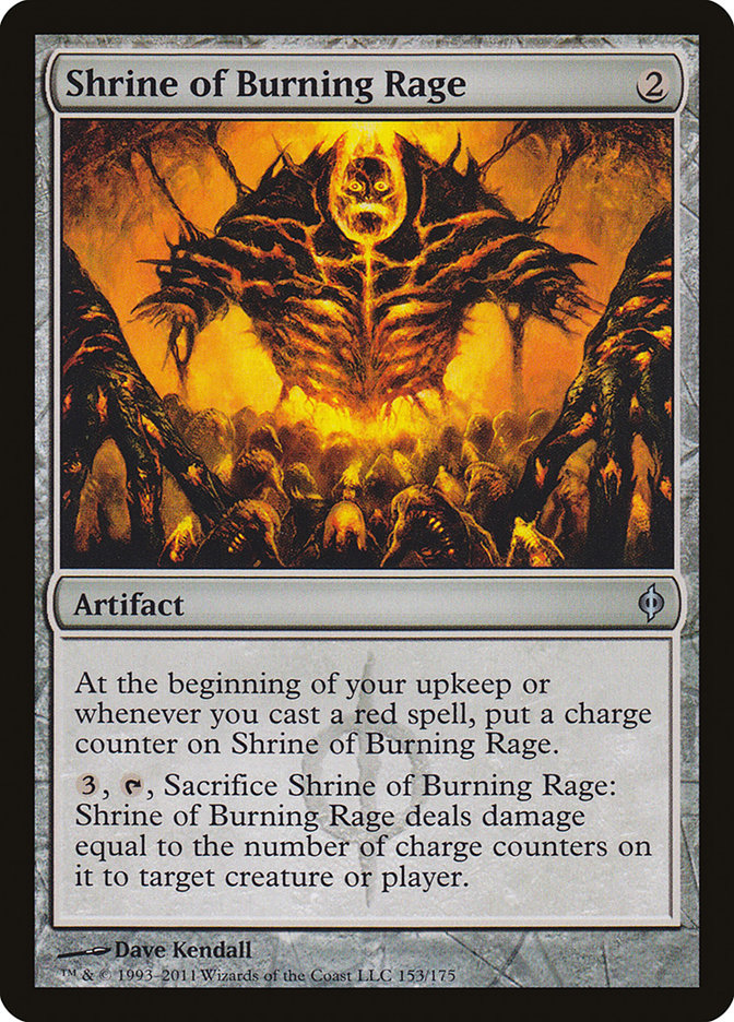 Shrine of Burning Rage [New Phyrexia] | Clutch Gaming
