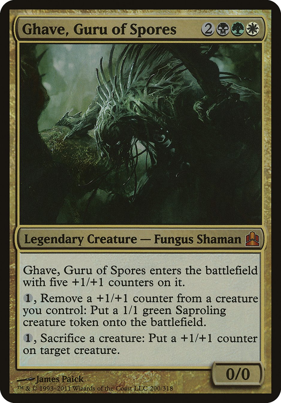 Ghave, Guru of Spores (Oversized) [Commander 2011 Oversized] | Clutch Gaming