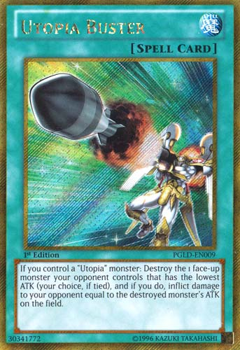 Utopia Buster [PGLD-EN009] Gold Secret Rare | Clutch Gaming