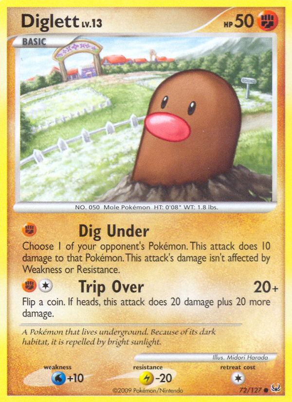 Diglett (72/127) [Platinum: Base Set] | Clutch Gaming