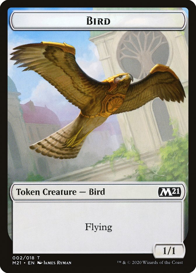 Bird Token [Core Set 2021 Tokens] | Clutch Gaming