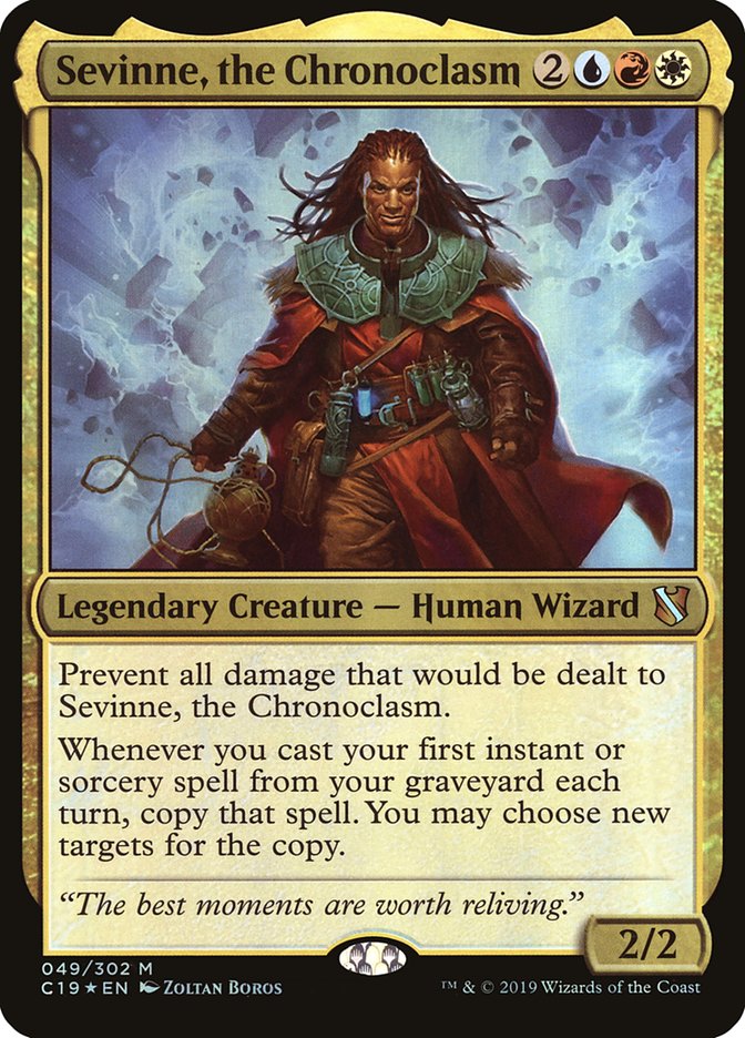 Sevinne, the Chronoclasm (Oversized) [Commander 2019 Oversized] | Clutch Gaming