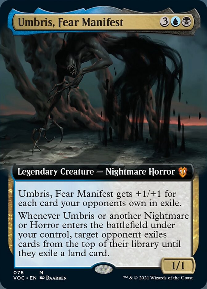 Umbris, Fear Manifest (Extended Art) [Innistrad: Crimson Vow Commander] | Clutch Gaming