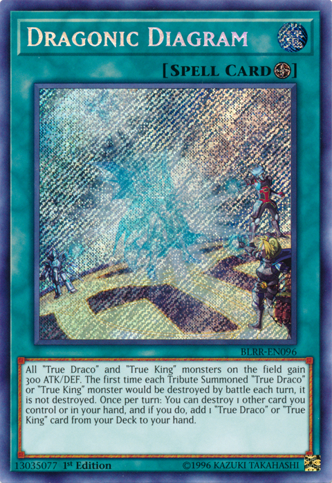 Dragonic Diagram [BLRR-EN096] Secret Rare | Clutch Gaming