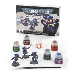 warhammer 40,000 space marines assault intercessors paints set | Clutch Gaming
