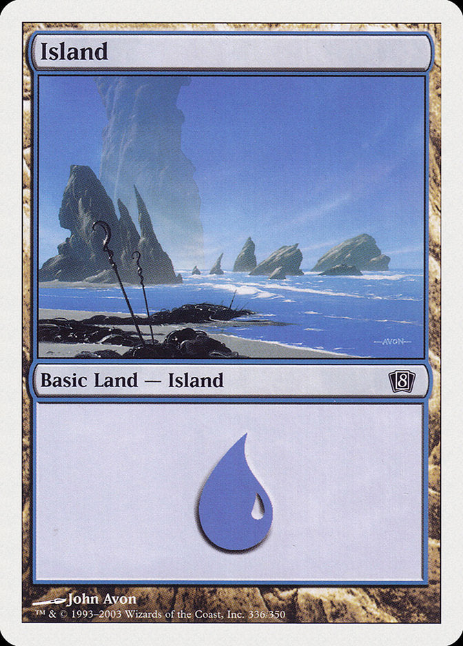 Island (336) [Eighth Edition] | Clutch Gaming