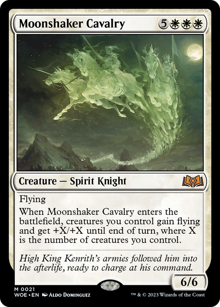 Moonshaker Cavalry [Wilds of Eldraine] | Clutch Gaming