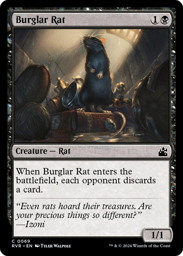 Burglar Rat [Ravnica Remastered] | Clutch Gaming