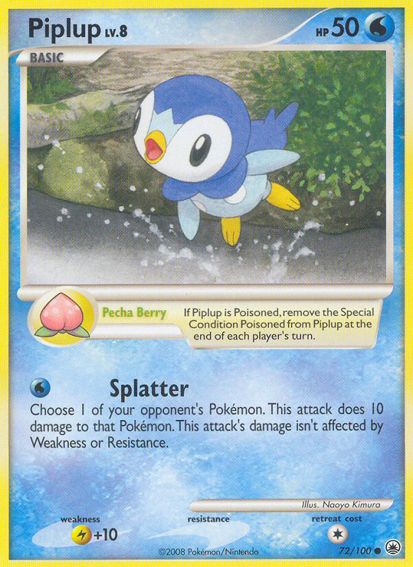 Piplup (72/100) [Diamond & Pearl: Majestic Dawn] | Clutch Gaming