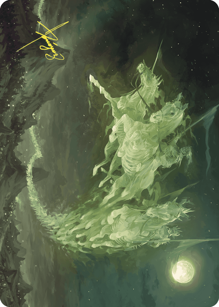 Moonshaker Cavalry Art Card (Gold-Stamped Signature) [Wilds of Eldraine Art Series] | Clutch Gaming