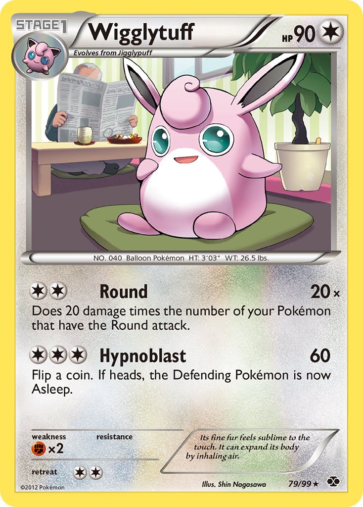 Wigglytuff (79/99) (Cosmos Holo) (Blister Exclusive) [Black & White: Next Destinies] | Clutch Gaming