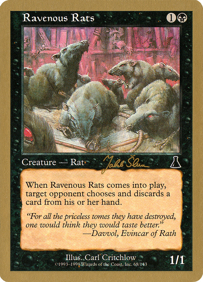 Ravenous Rats (Jakub Slemr) [World Championship Decks 1999] | Clutch Gaming