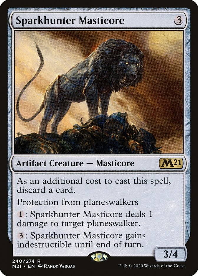 Sparkhunter Masticore [Core Set 2021] | Clutch Gaming