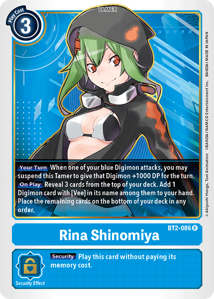 Rina Shinomiya [BT2-086] [Release Special Booster Ver.1.5] | Clutch Gaming