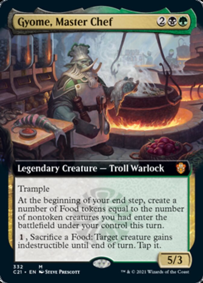 Gyome, Master Chef (Extended Art) [Commander 2021] | Clutch Gaming