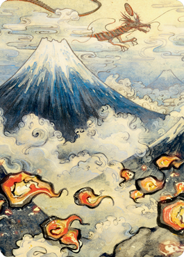 Mountain Art Card [Kamigawa: Neon Dynasty Art Series] | Clutch Gaming