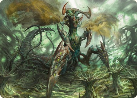 Zopandrel, Hunger Dominus Art Card [Phyrexia: All Will Be One Art Series] | Clutch Gaming