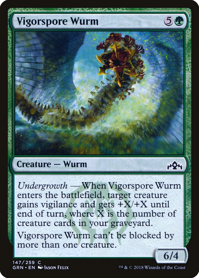 Vigorspore Wurm [Guilds of Ravnica] | Clutch Gaming