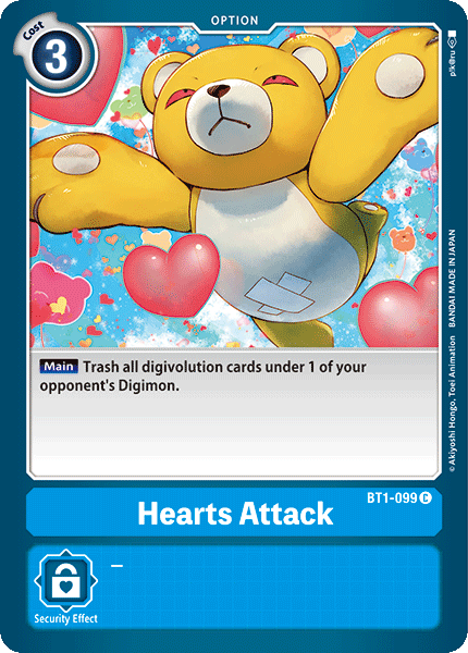 Hearts Attack [BT1-099] [Release Special Booster Ver.1.0] | Clutch Gaming