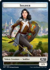 Soldier // Weird Double-Sided Token [Core Set 2021 Tokens] | Clutch Gaming