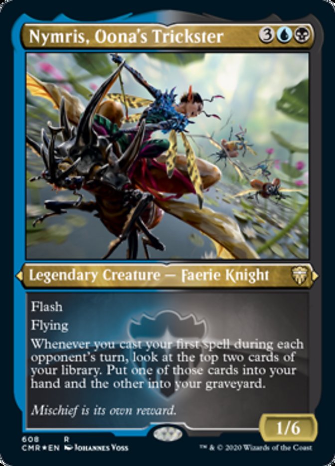 Nymris, Oona's Trickster (Etched) [Commander Legends] | Clutch Gaming