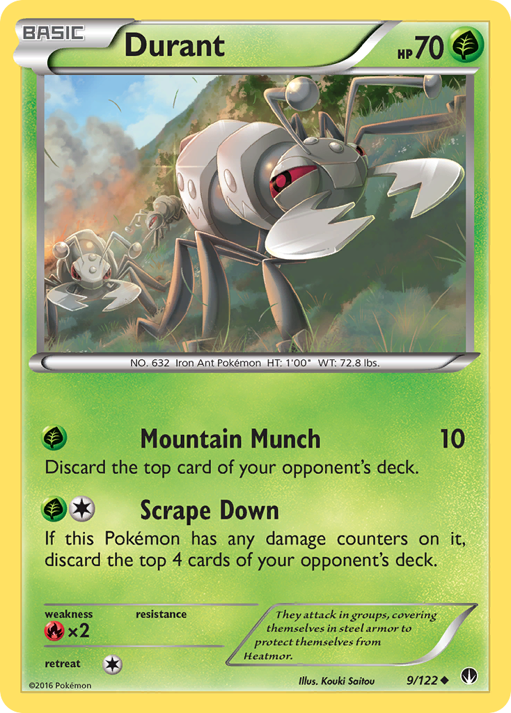 Durant (9/122) [XY: BREAKpoint] | Clutch Gaming