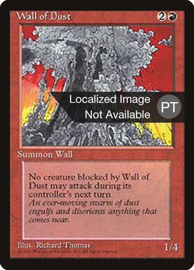 Wall of Dust [Fourth Edition (Foreign Black Border)] | Clutch Gaming