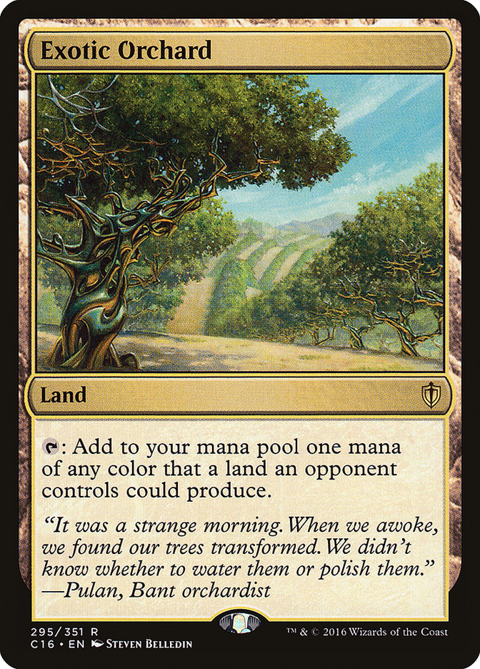 Exotic Orchard [Commander 2016] | Clutch Gaming