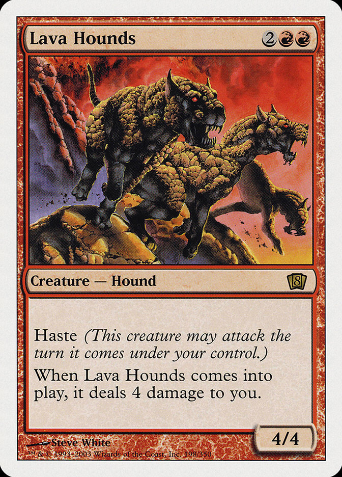 Lava Hounds [Eighth Edition] | Clutch Gaming